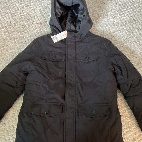 GYMBOREE boys black jacket - size LARGE (10/12) - Picture 2 of 6